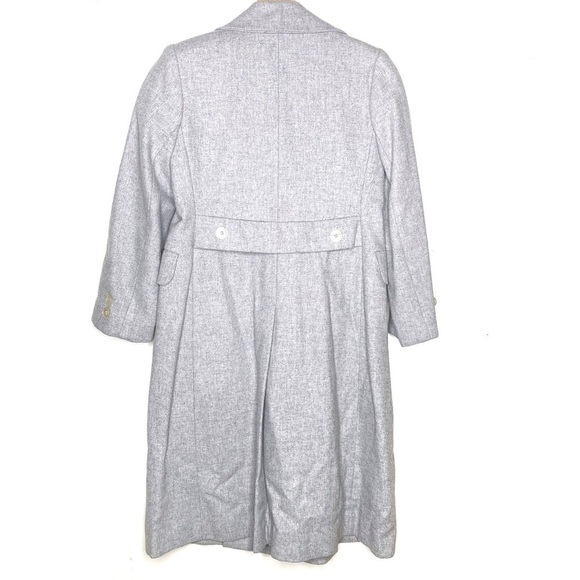 Vintage Children’s Rothschild Wool Peacoat Winter Overcoat Long Coat Gray 12 - Picture 8 of 9